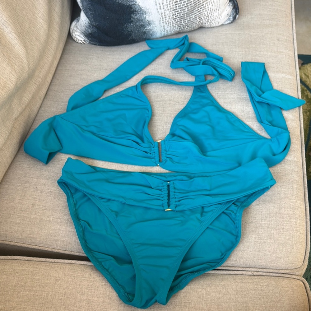 Teal Bikini Set